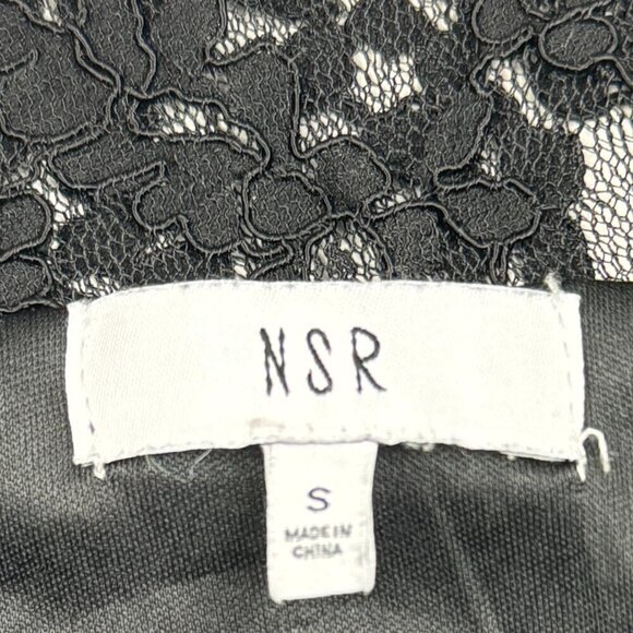 NSR Black Witchy/Goth Fairy/Romantic/Bustier Layered Lace Dress Women's Small - Picture 8 of 10